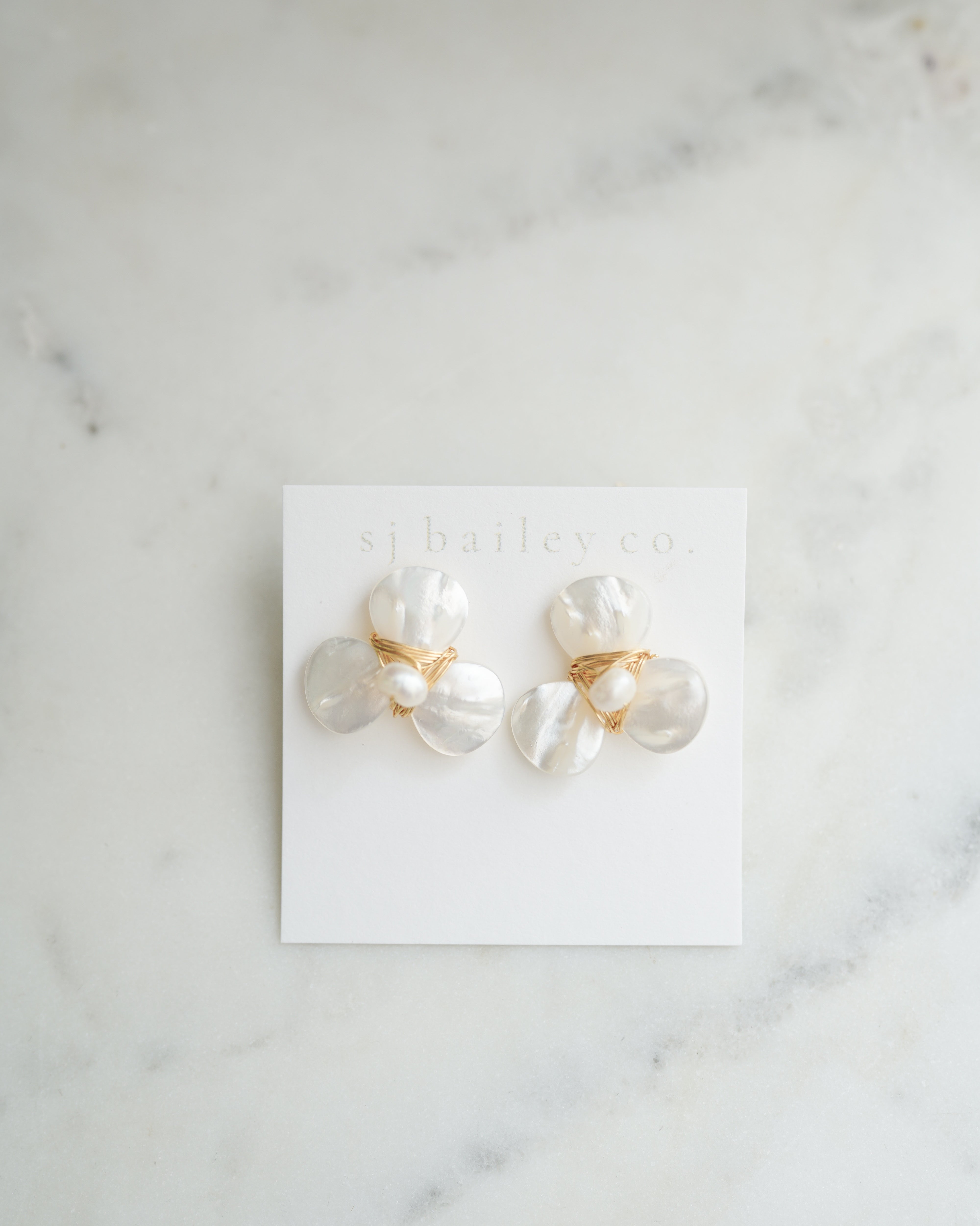Mini Georgie Pearl Earrings