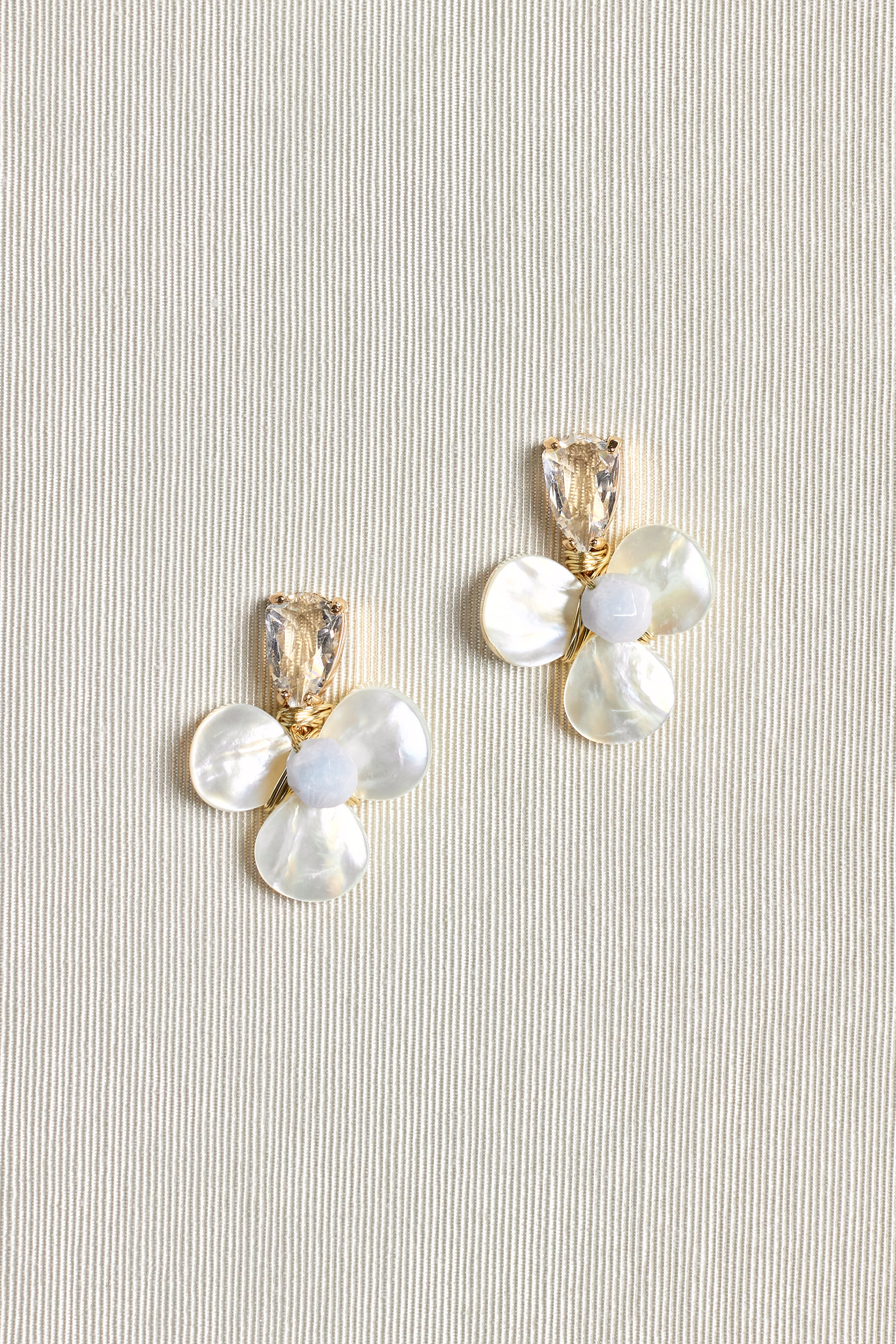 The Annabelle Earrings in Aquamarine