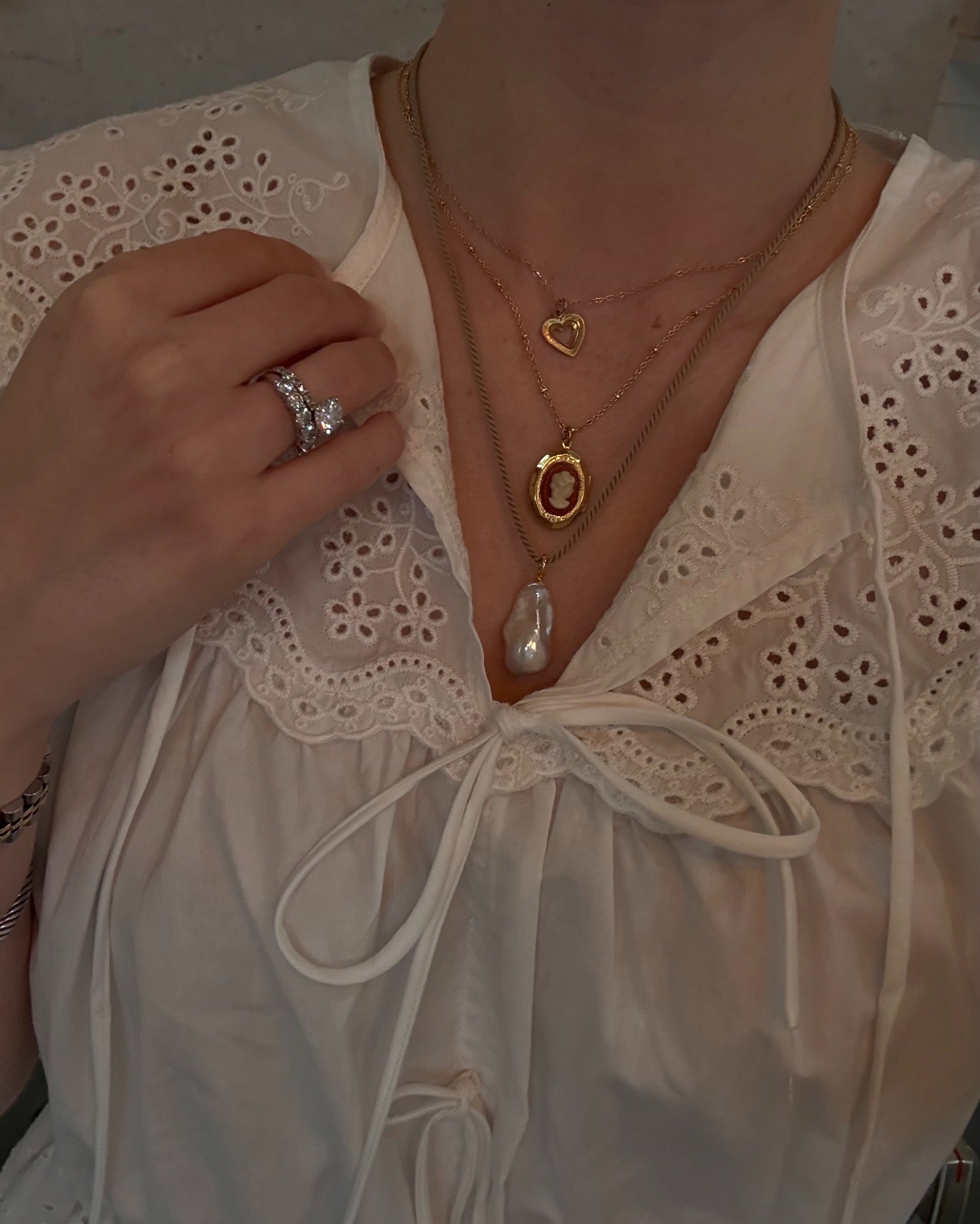 Tan Cord Necklace