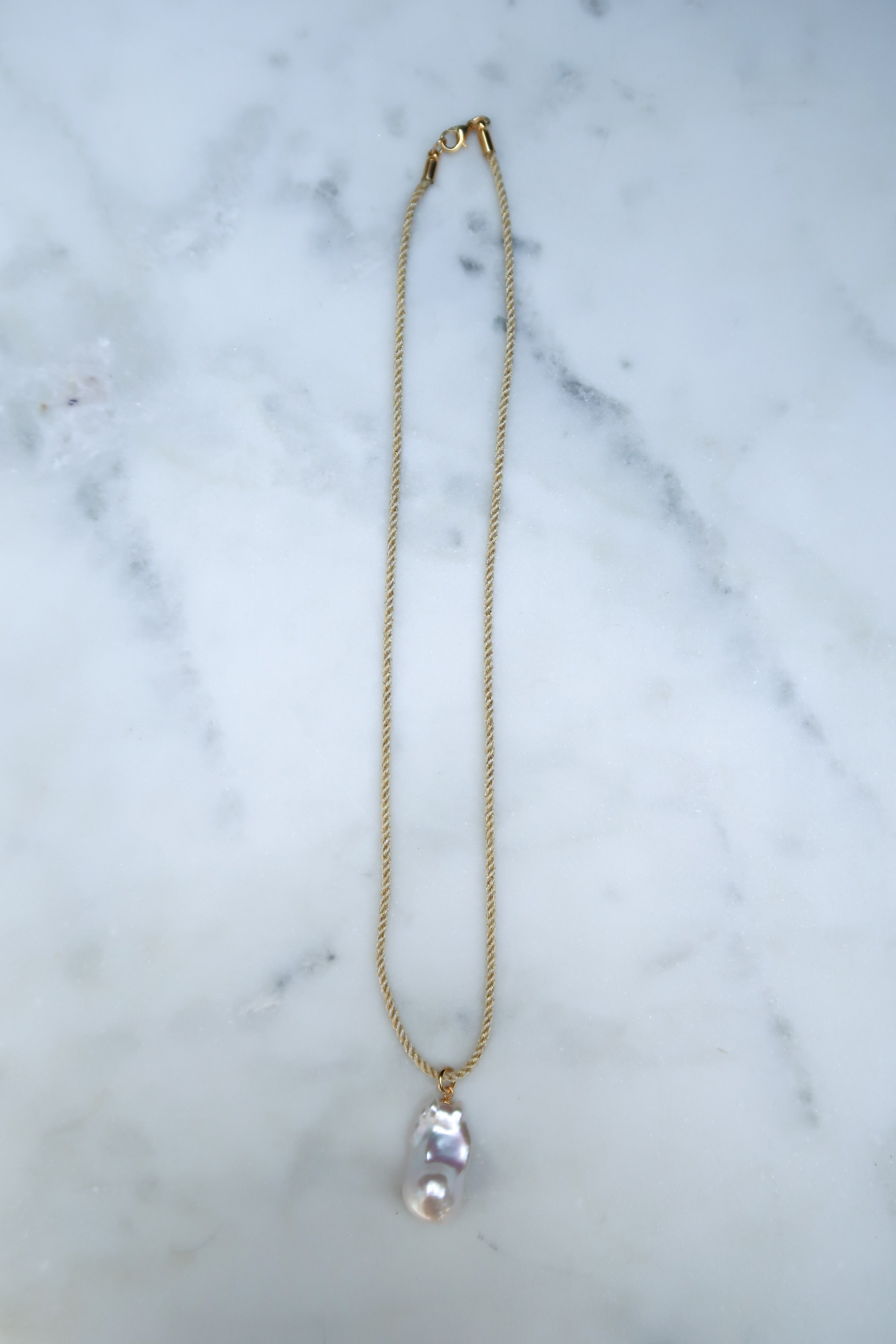 Gold Cord Necklace