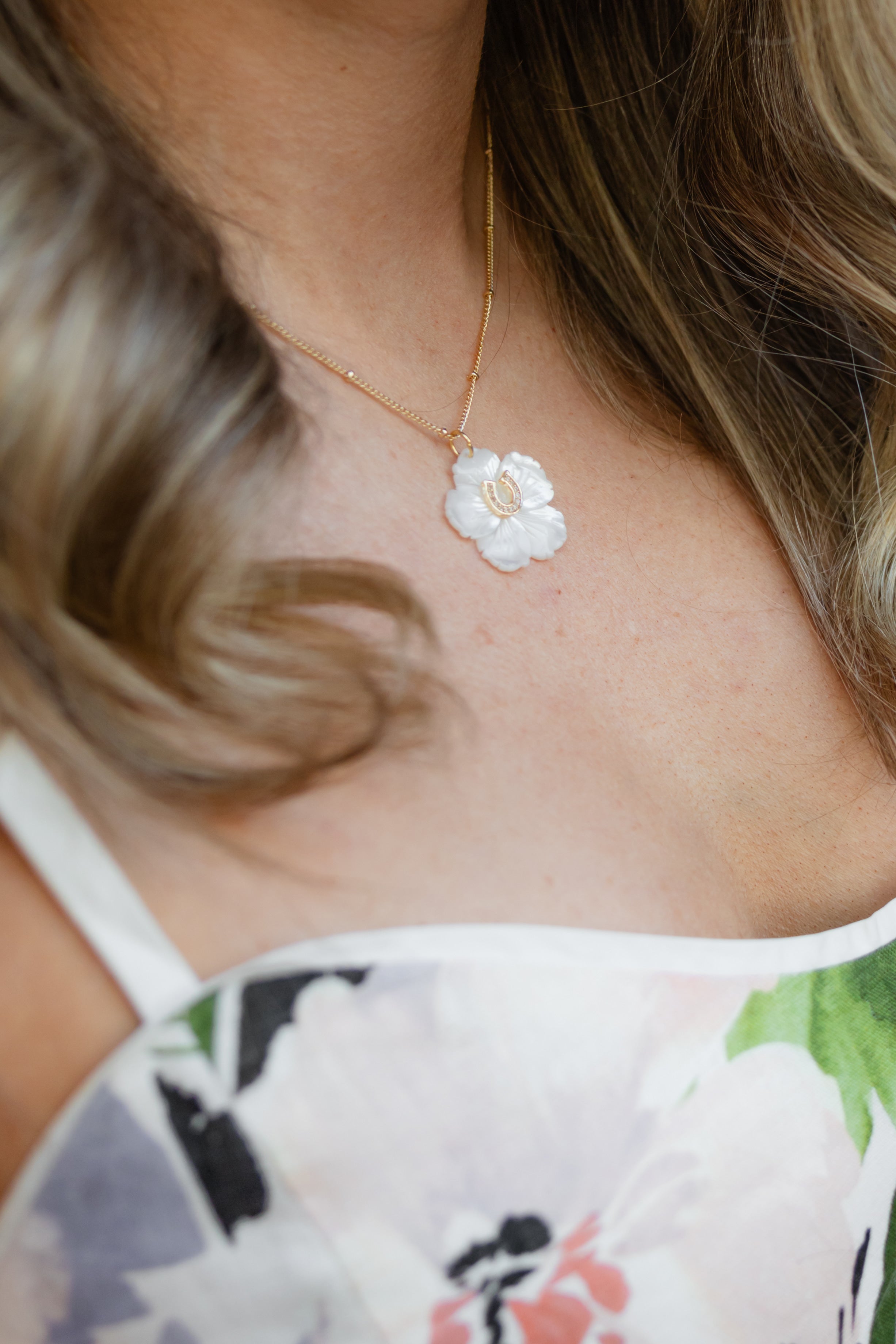 Chastain Horse Park x SJ Bailey Co. Lucky Horseshoe Necklace