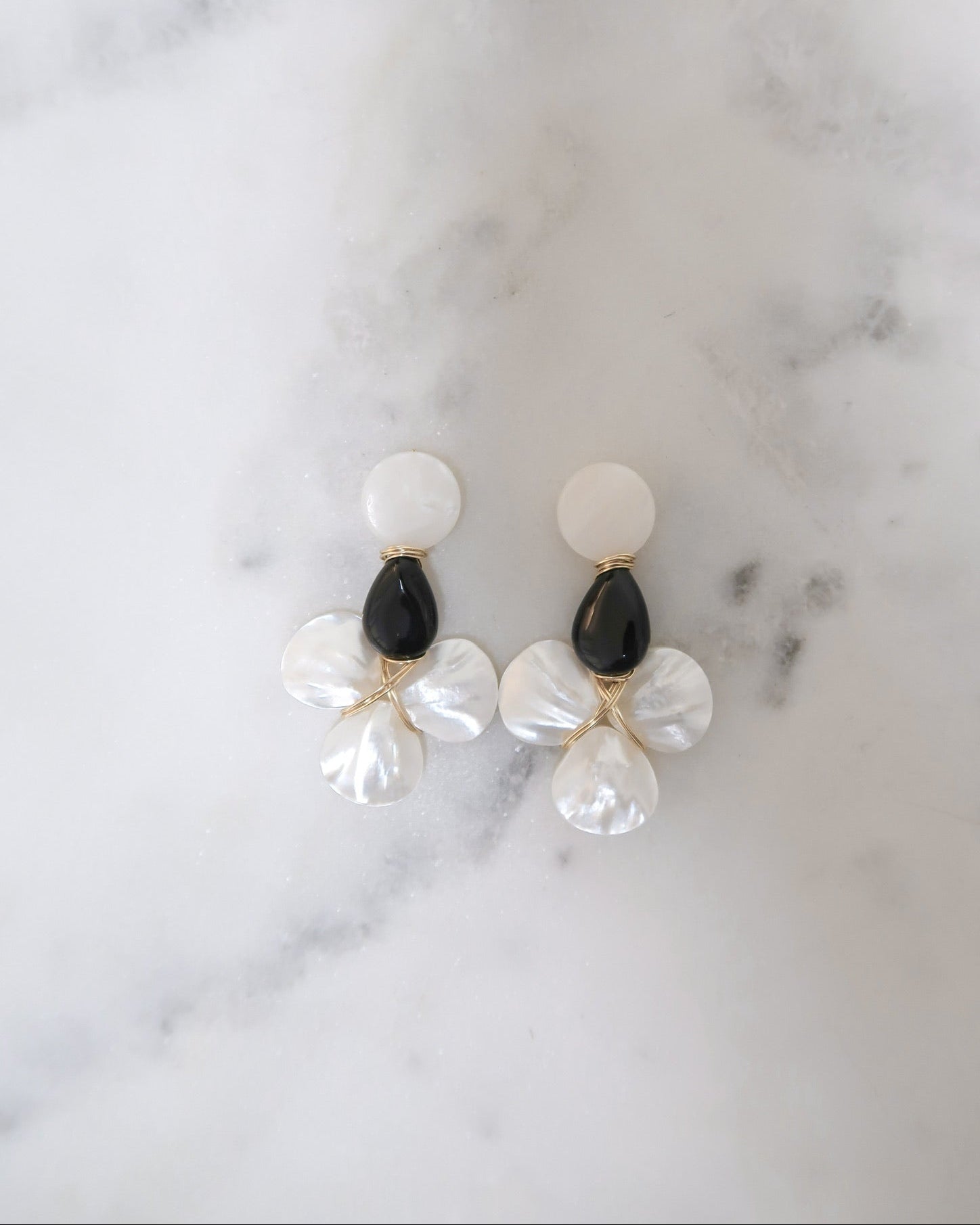 The Molly Earrings in Black