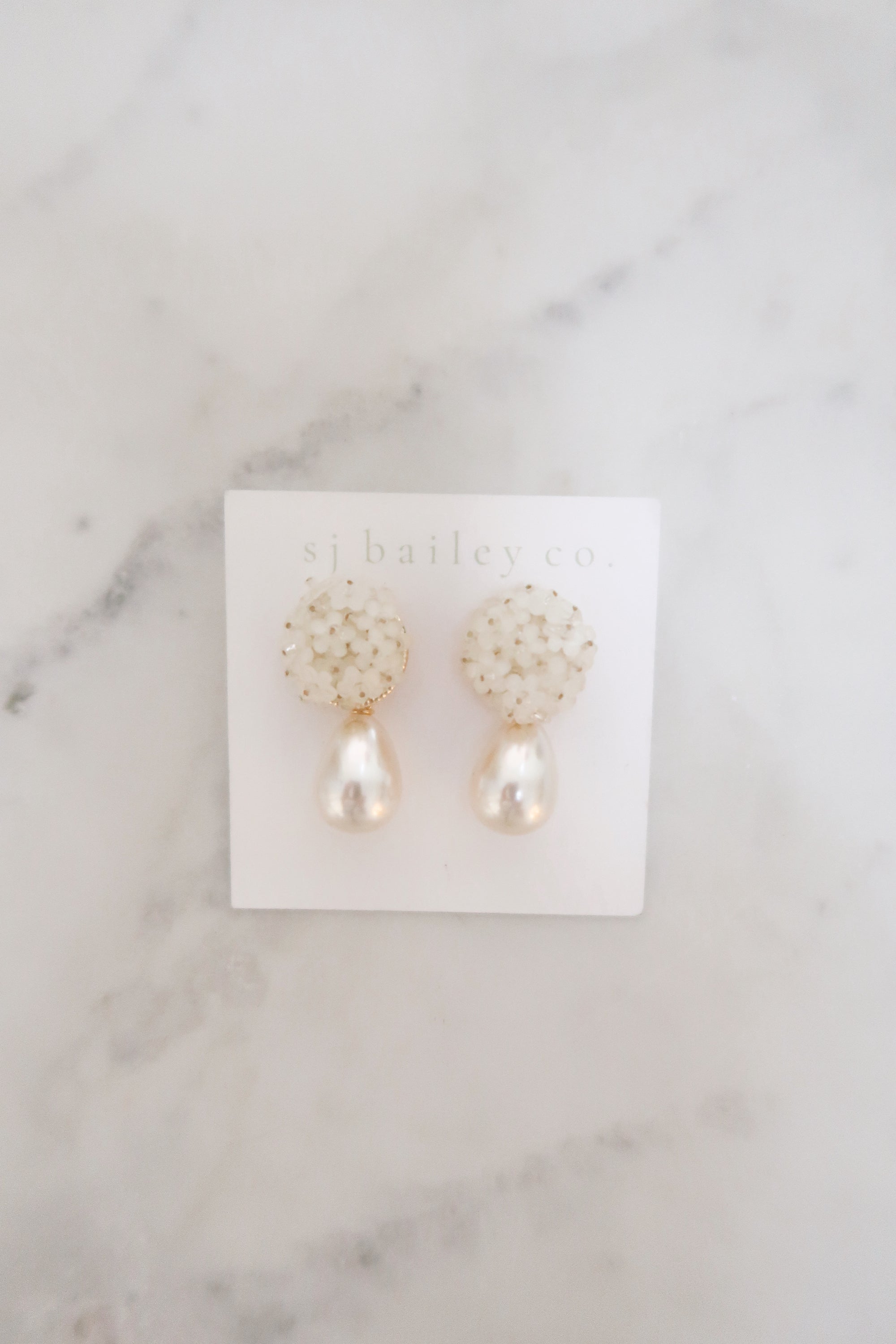 Ivory Floral Drops
