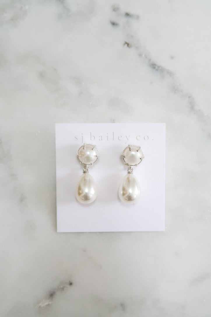 Silver Pearly Drops