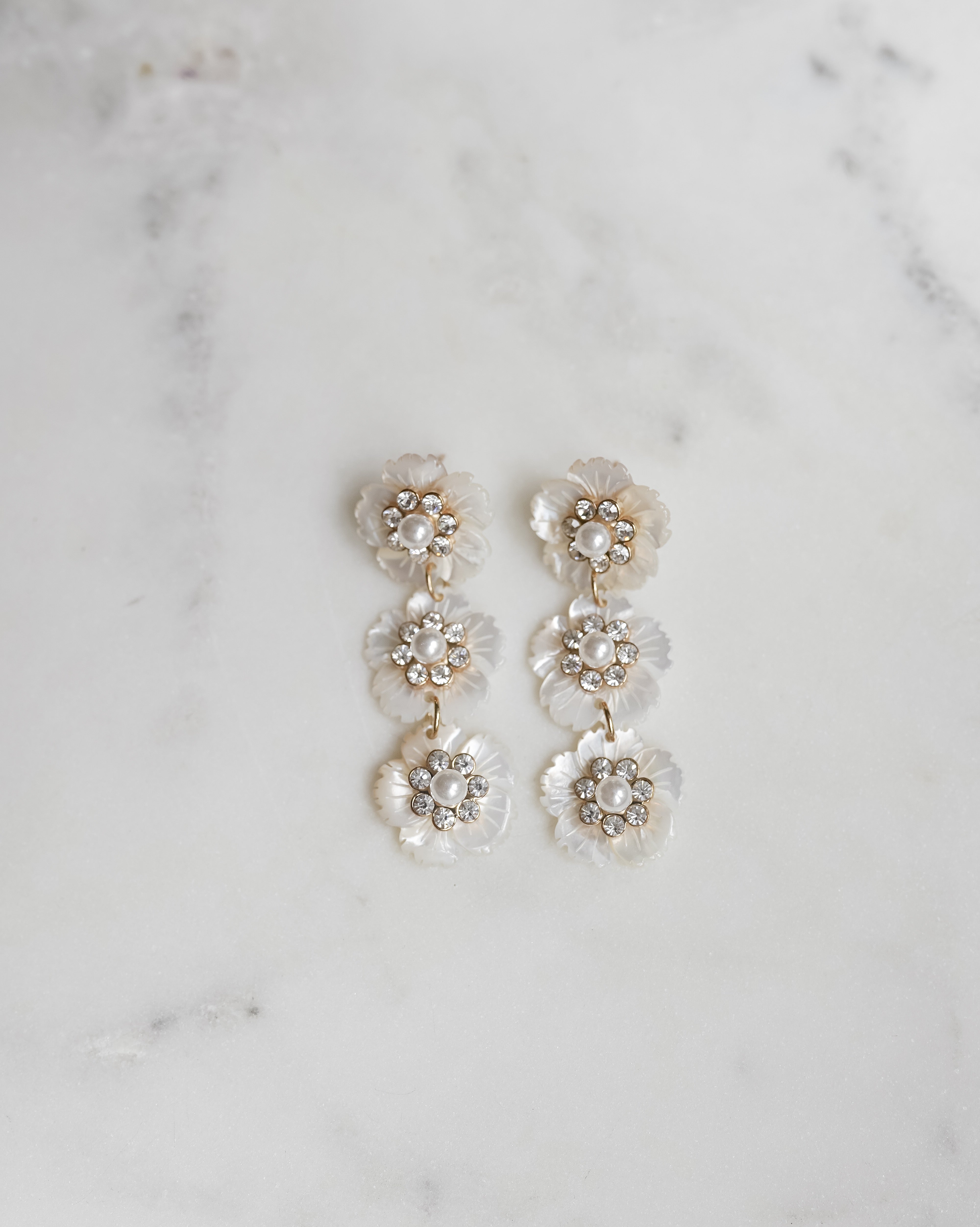 The Charlotte Floral Drop Earrings