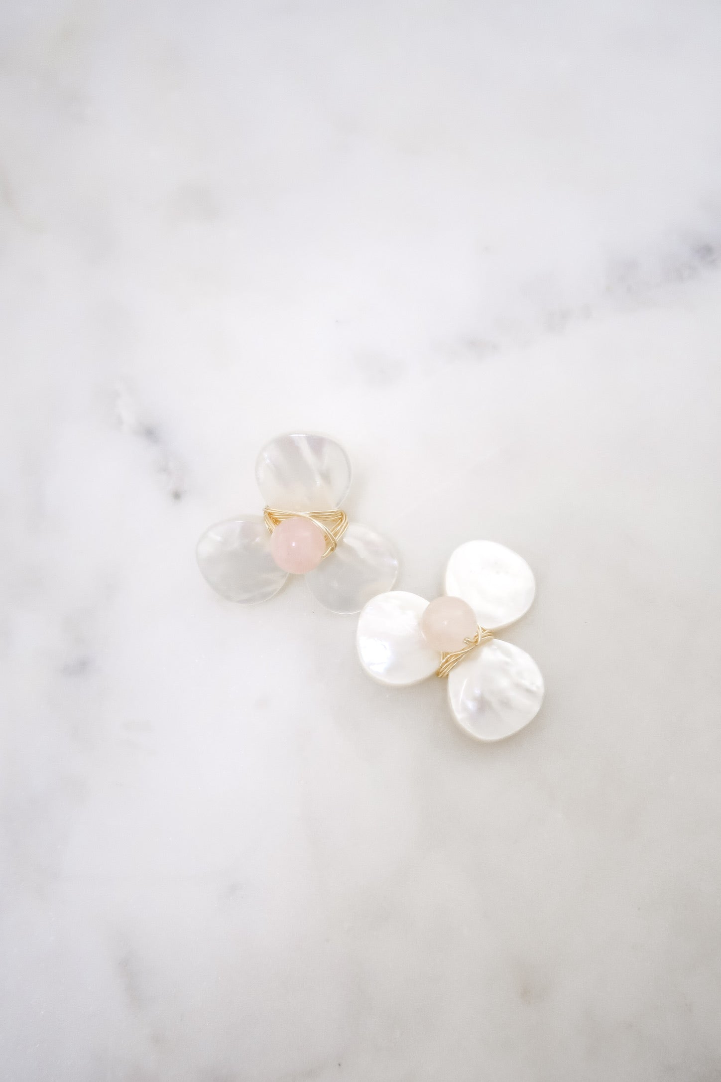 The Georgie Earrings in Pink