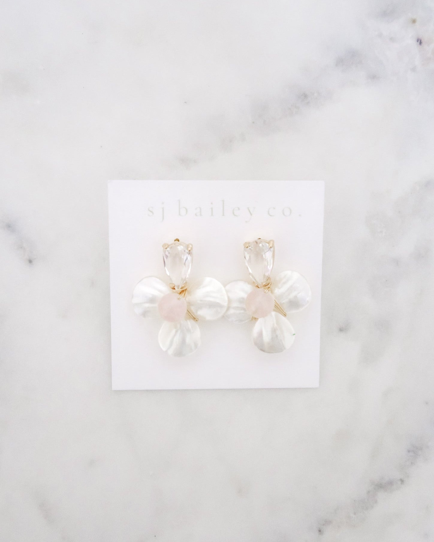 The Annabelle Earrings in Pink