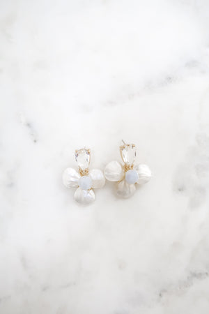 The Annabelle Earrings in Aquamarine