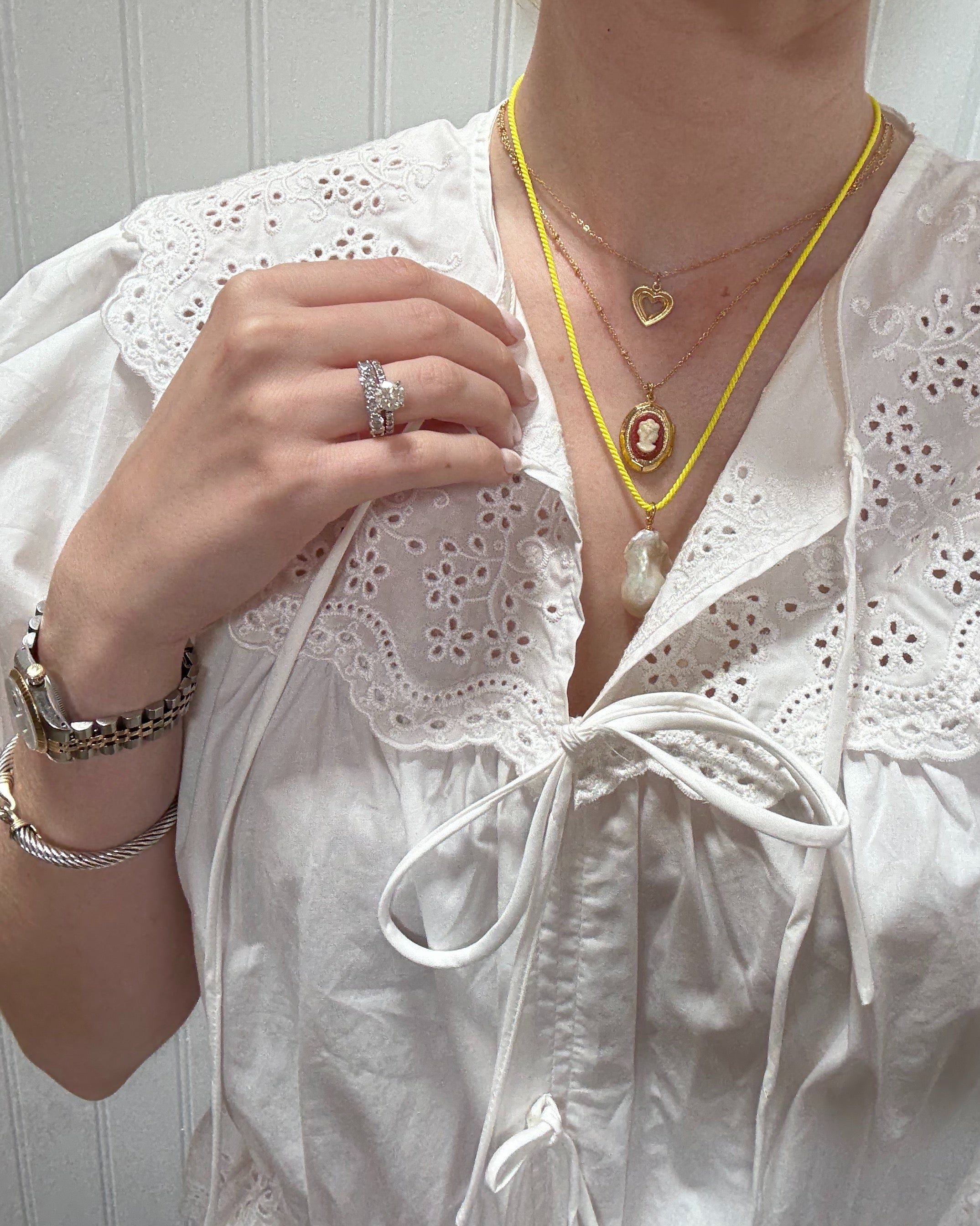 Citron Cord Necklace
