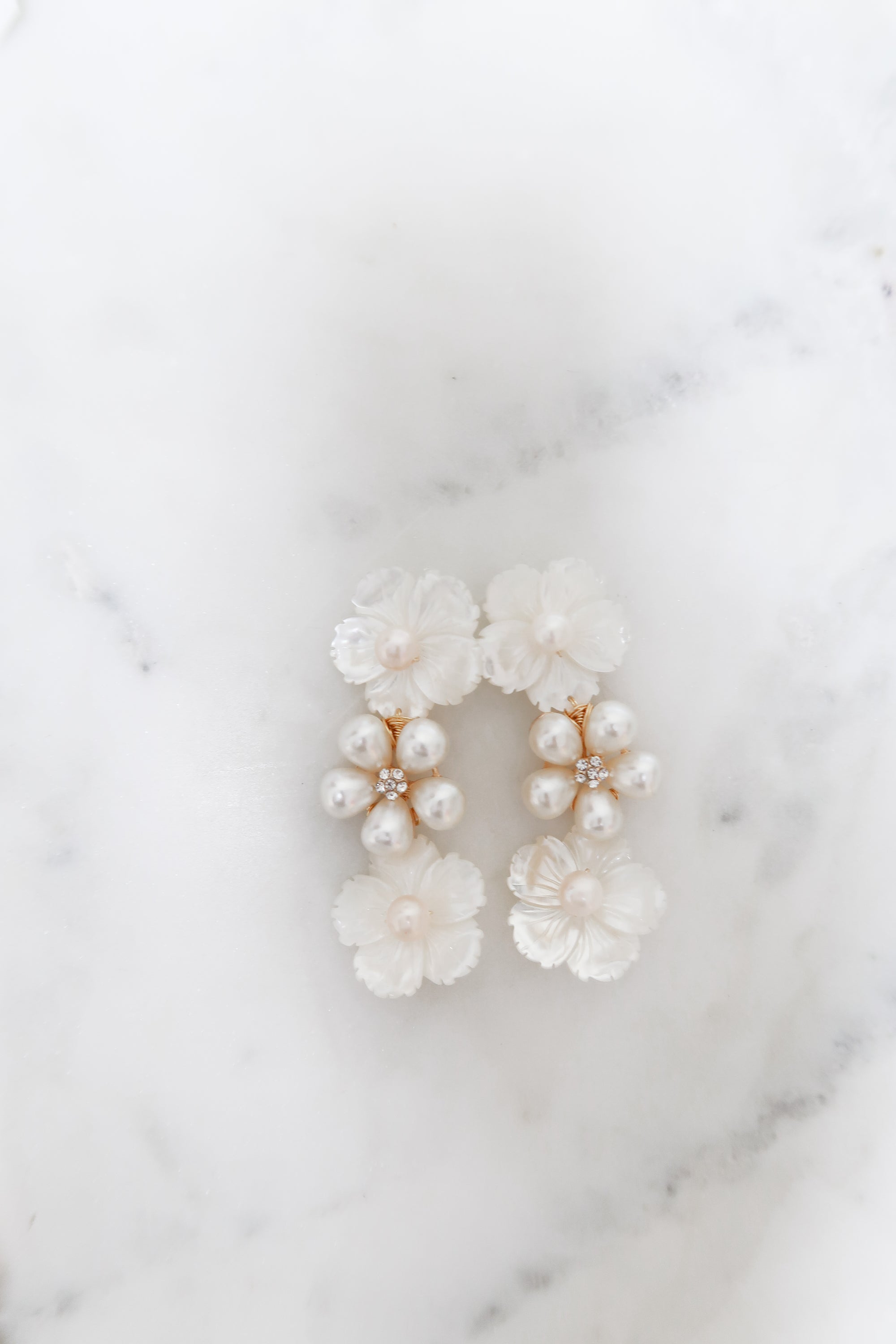 The Raleigh Floral Drop Earrings