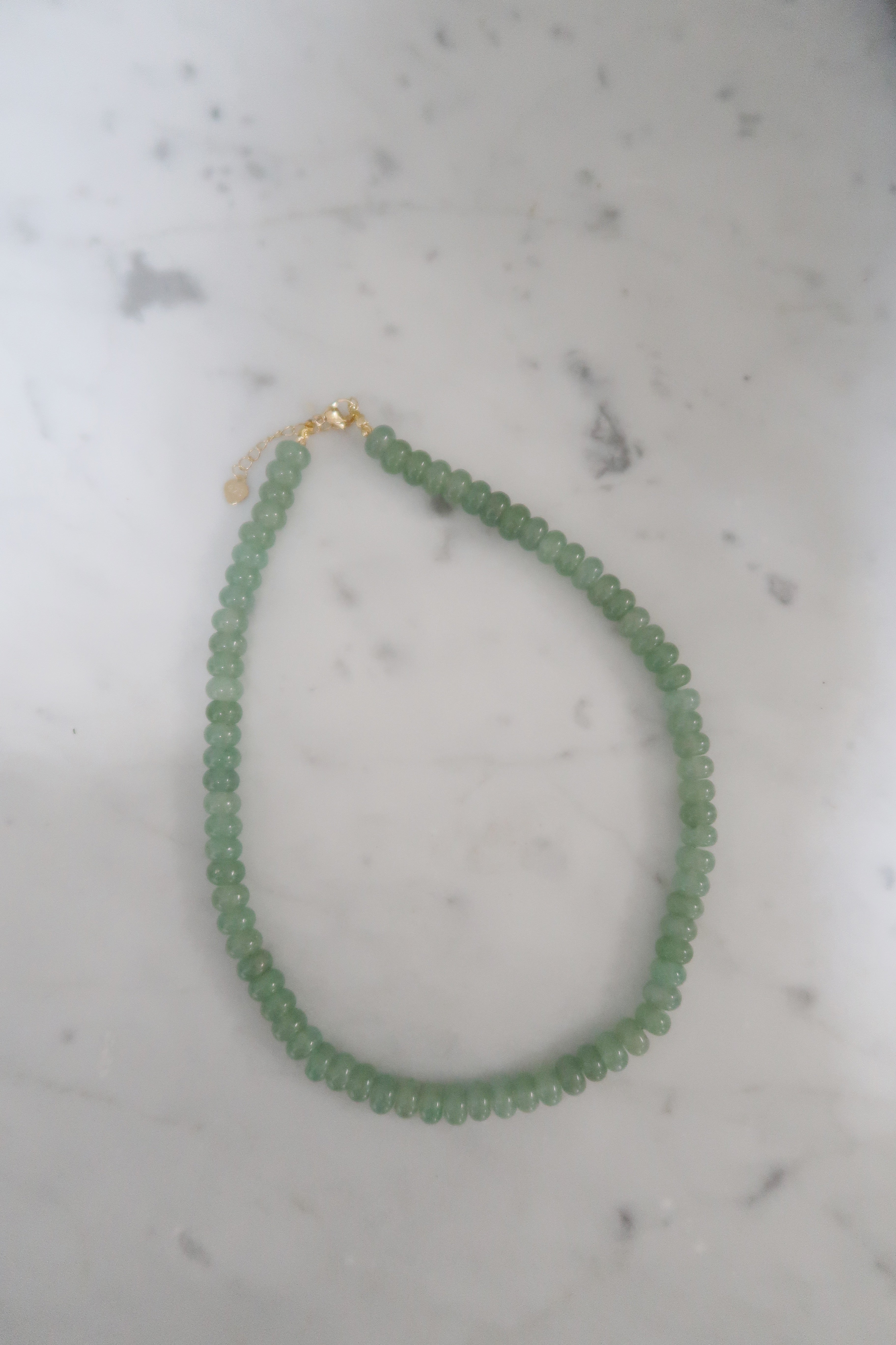 Green Chunky Beaded Necklace