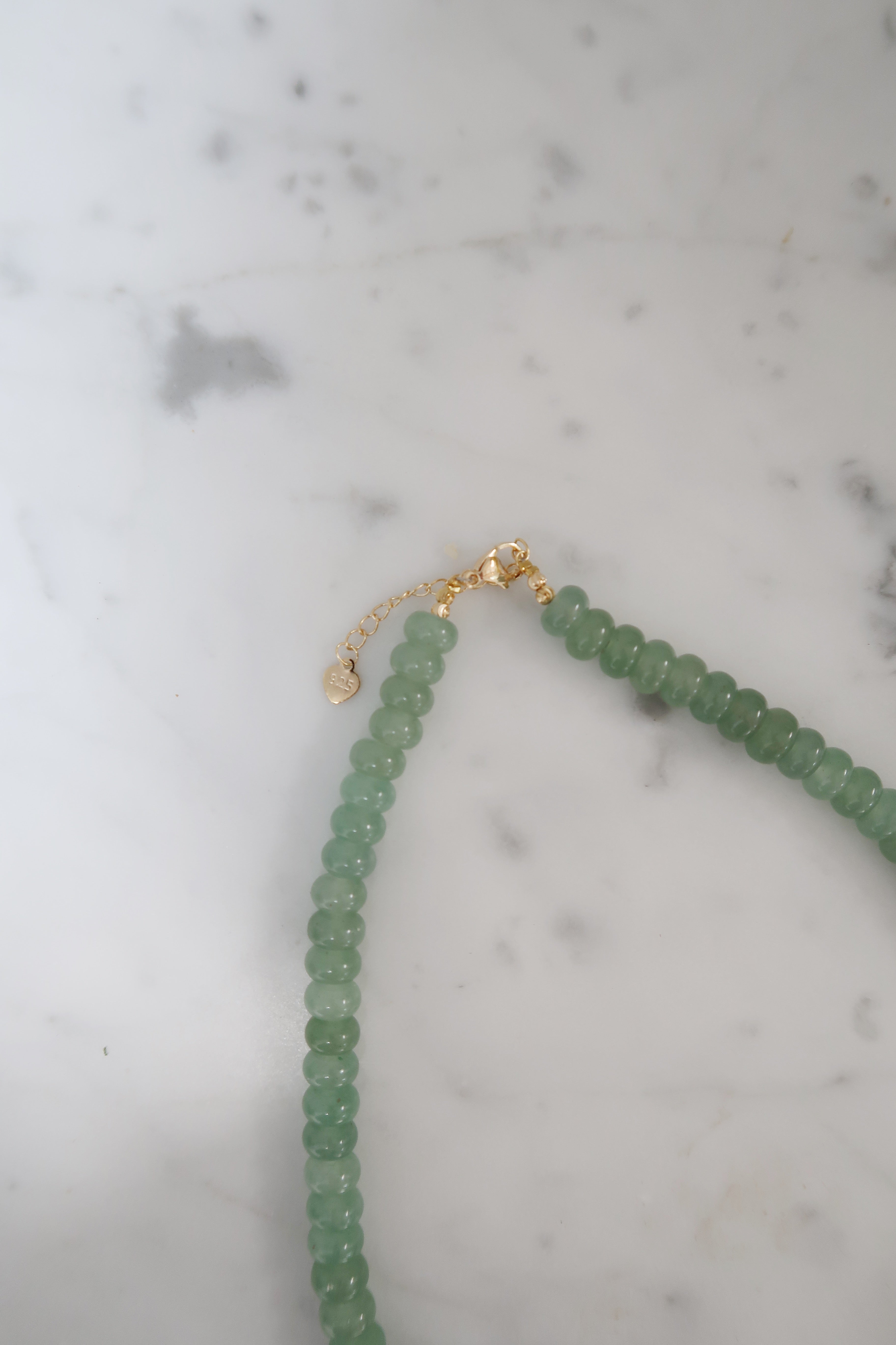 Green Chunky Beaded Necklace