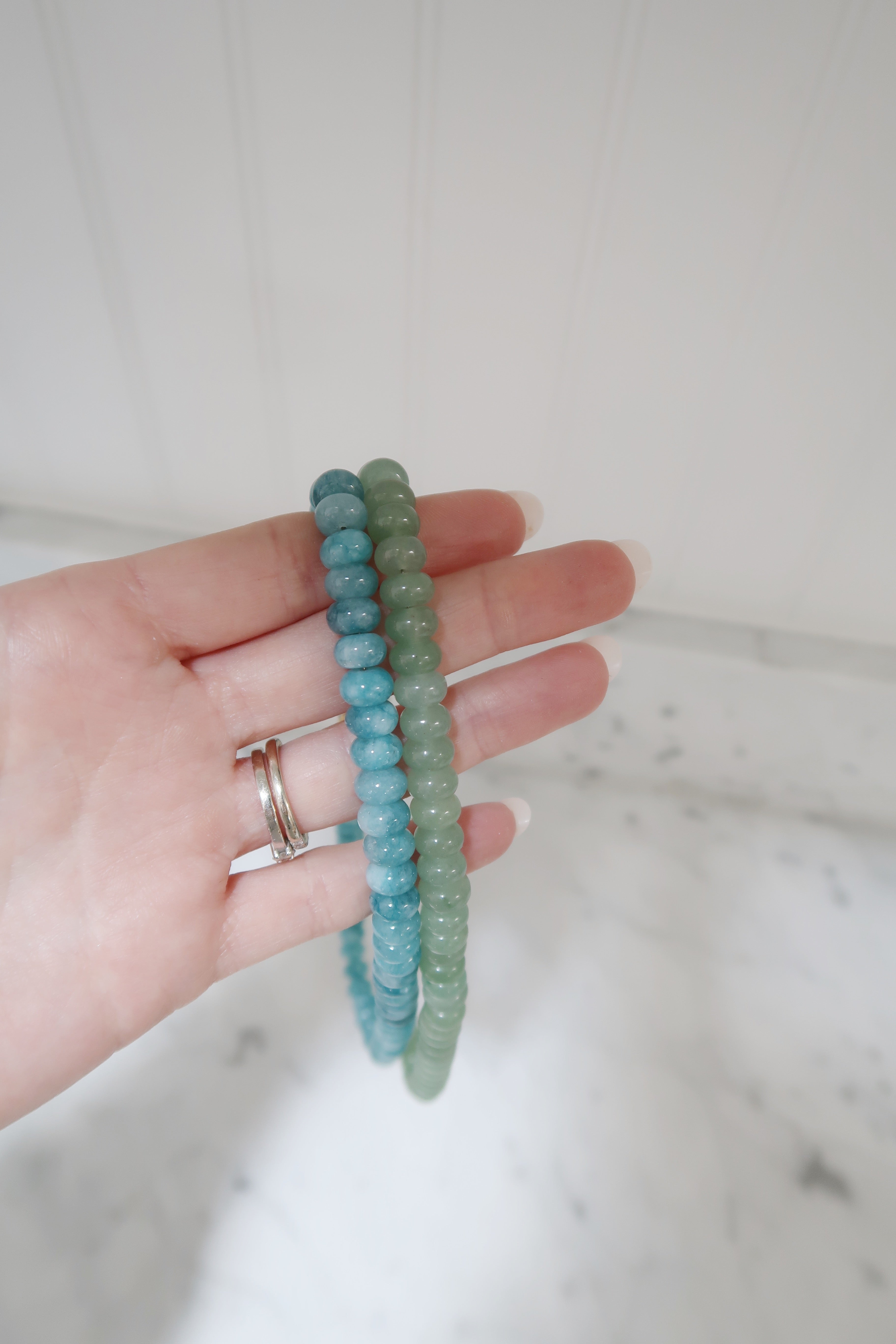 Green Chunky Beaded Necklace