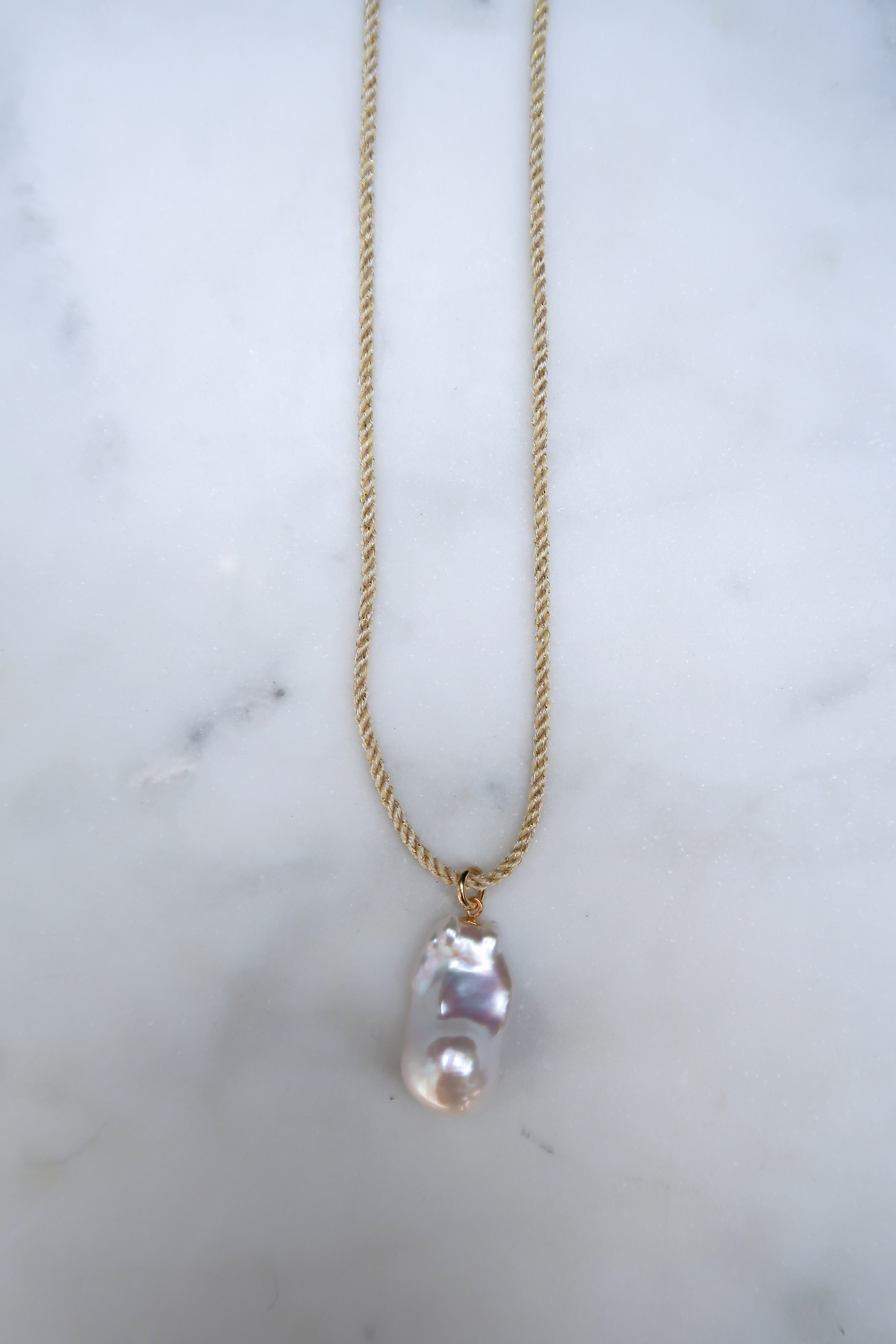 Gold Cord Necklace