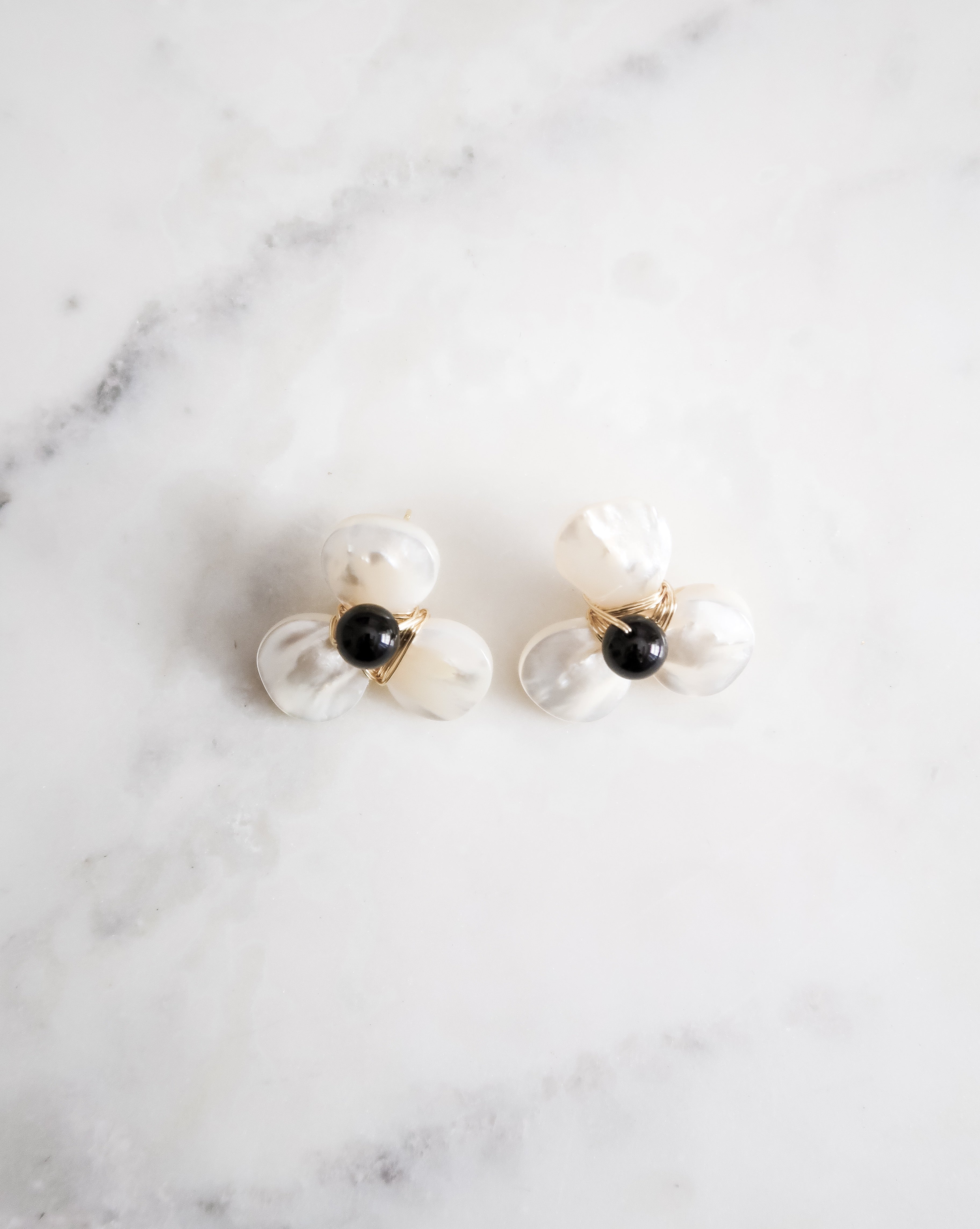 The Georgie Earrings in Black